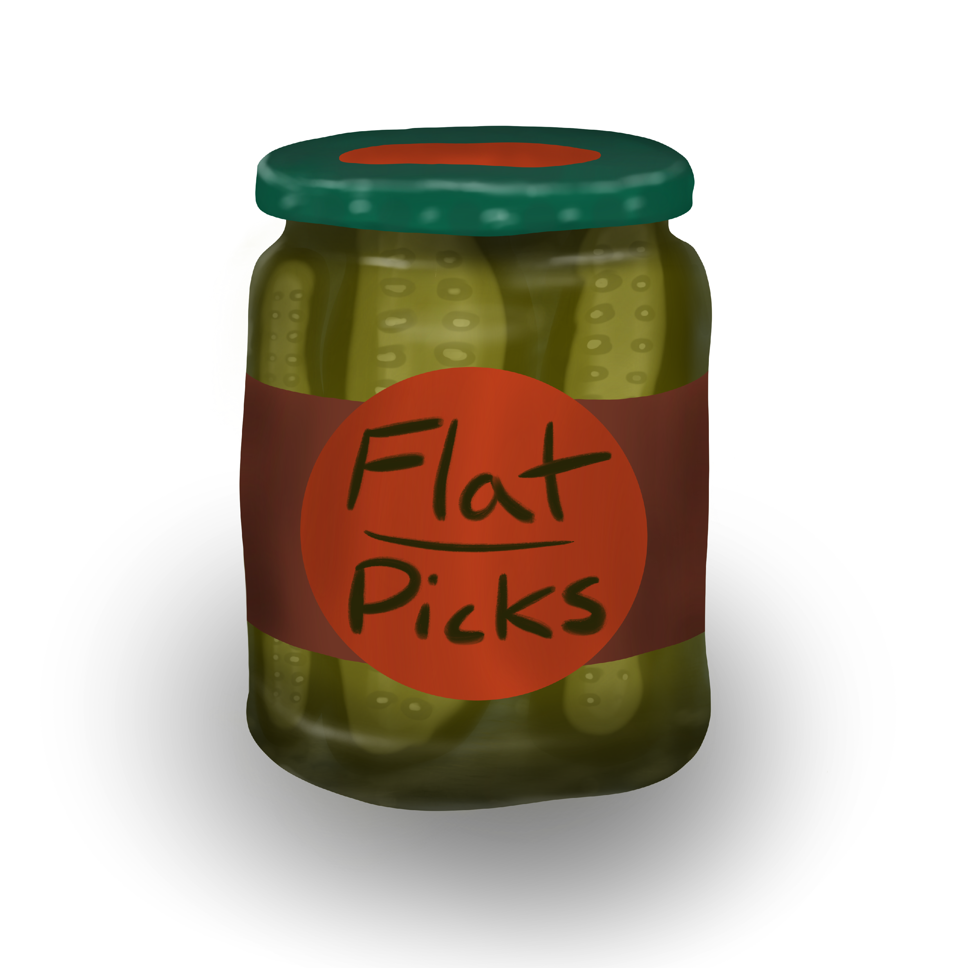 Flat Picks Illustration